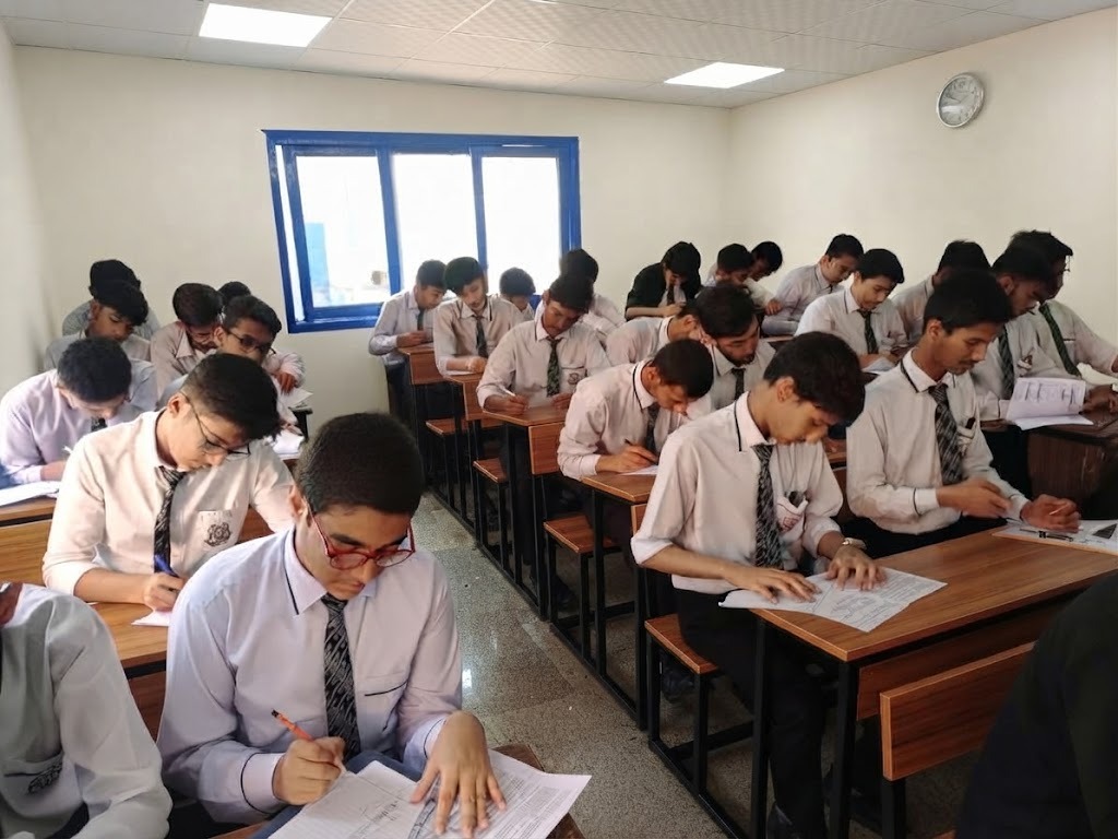 Students learning at Metropolitan School