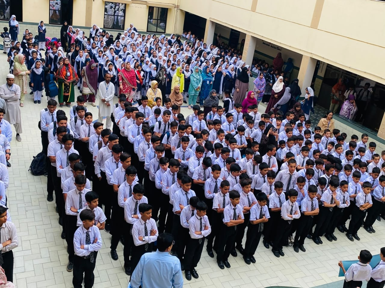 Students at Metropolitan School Karachi